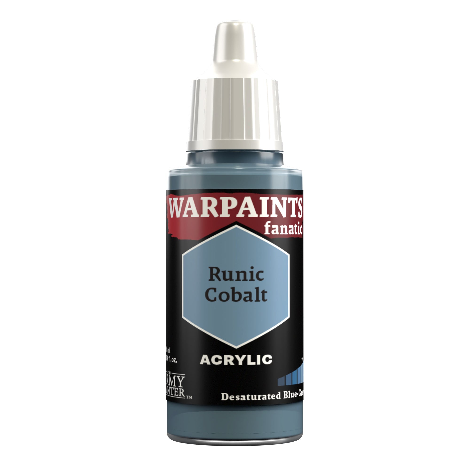 Army Painter Warpaints Fanatic Acrylic, Runic Cobalt