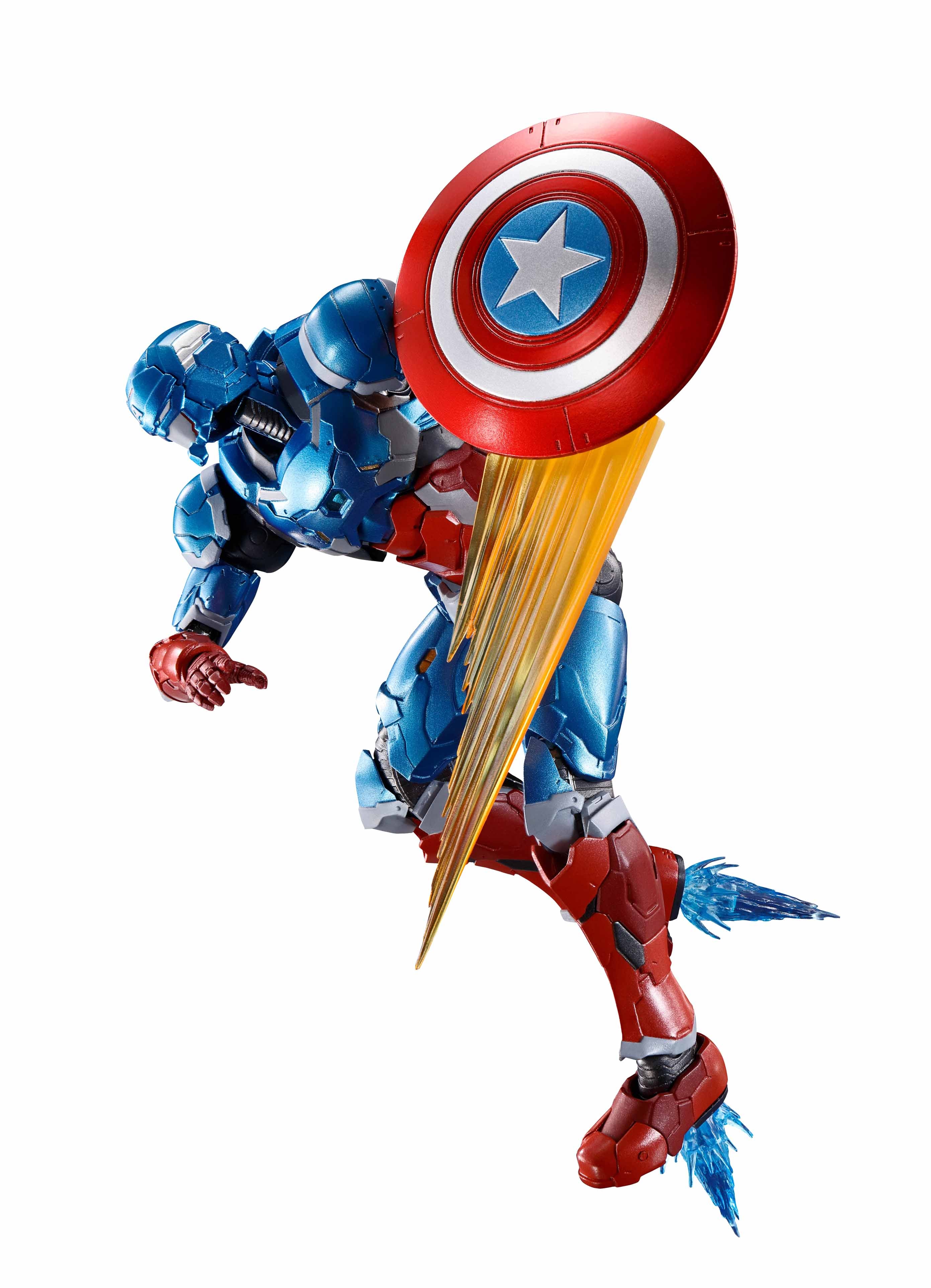 BANDAI Spirits Captain America (Tech-On Avengers) Tech-On Avengers, Bandai Spirits S.H.Figuarts - P-REX Hobby