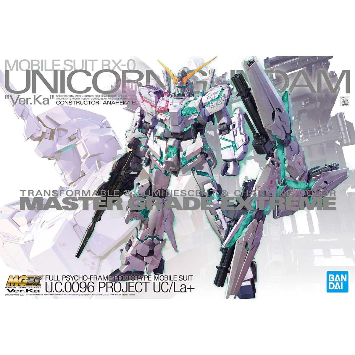 BANDAI Hobby MGEX 1/100 UNICORN GUNDAM Ver.Ka - P-REX Hobby