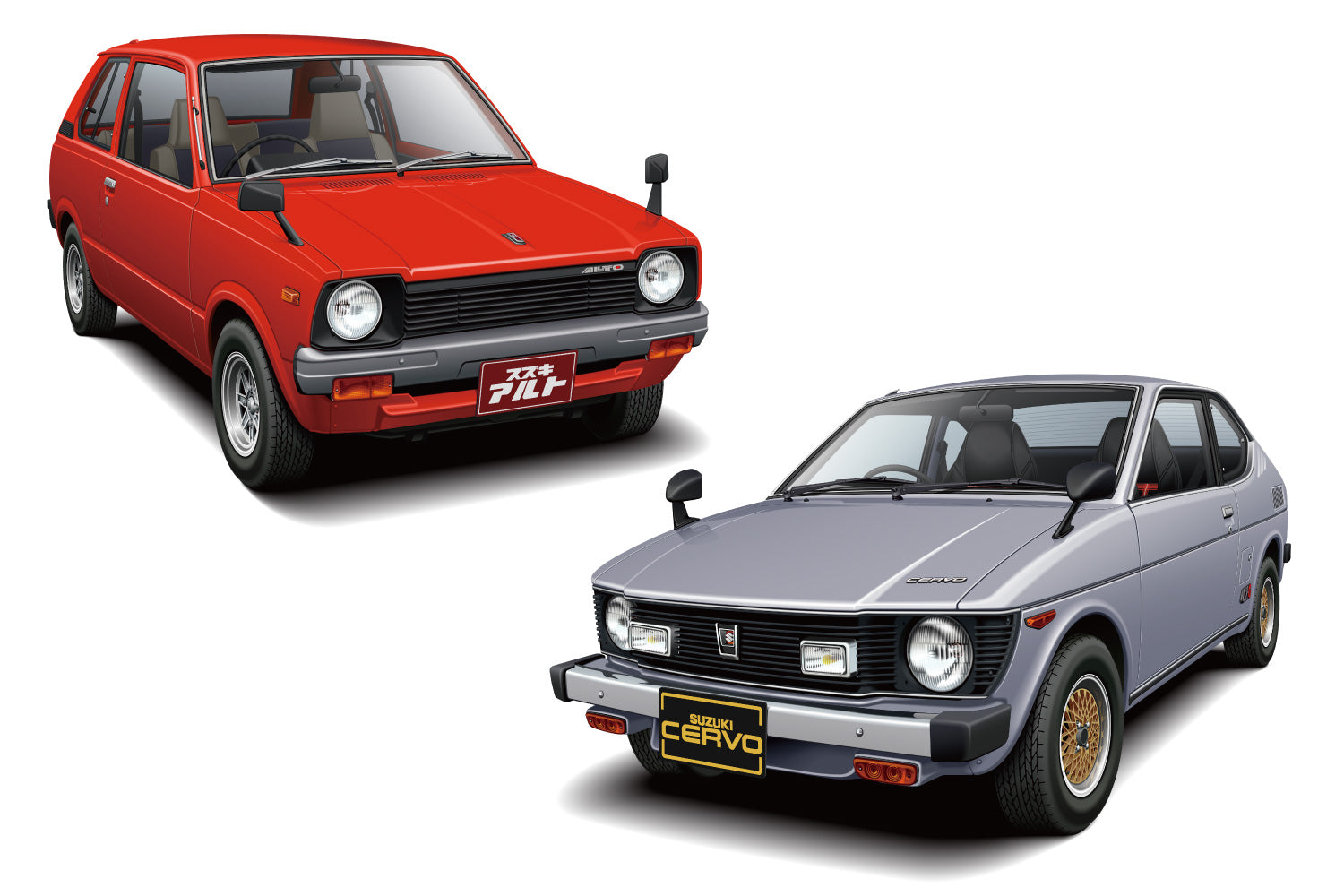 Aoshima 1/20 Suzuki SS30V Alto/SS20 Cervo '79