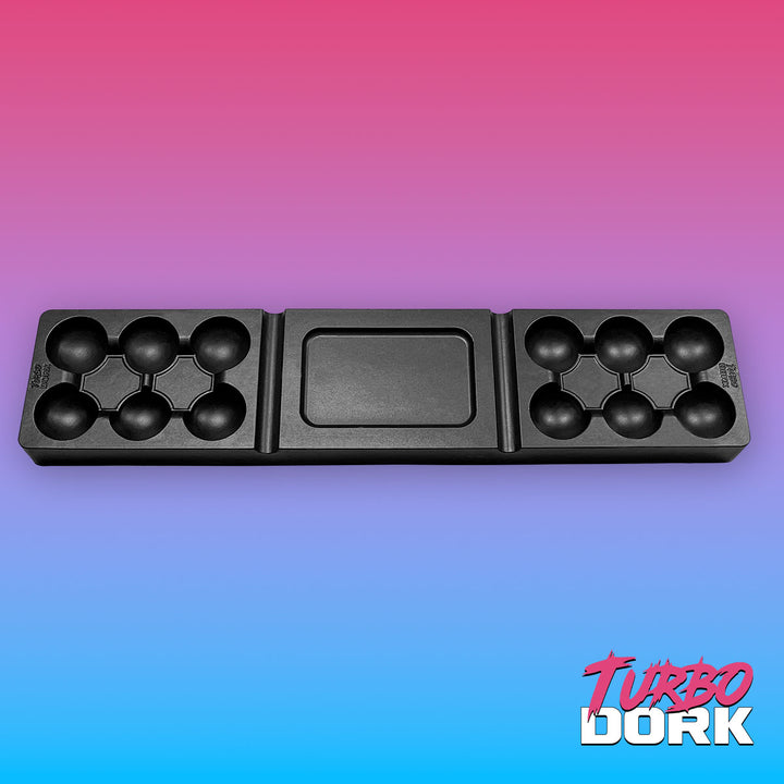 Turbo Dork Silicone Dry Palette (Large, Black) 70g, 228mm x 50mm x 15mm | 850052885038