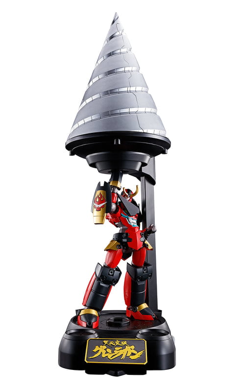 BANDAI Spirits GX-107 Gurren Lagann & Giga Drill Set "Tengen Toppa Gurren Lagann", TAMASHII NATIONS Soul of Chogokin(4573102657572)