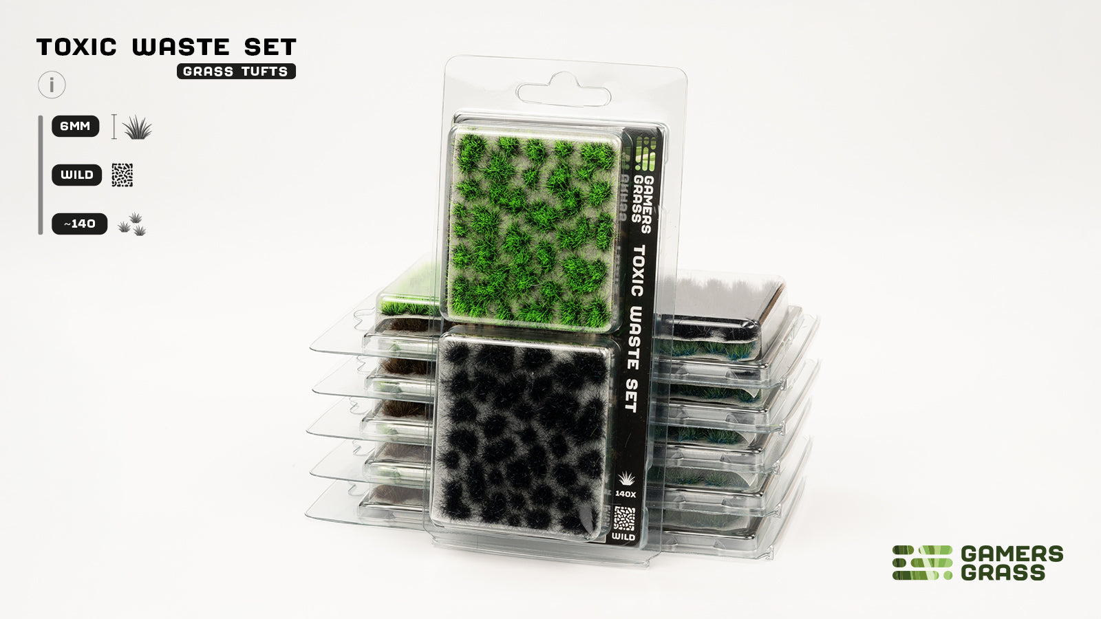 Gamers Grass Toxic Waste Tuft Set - Wild | 738956790507