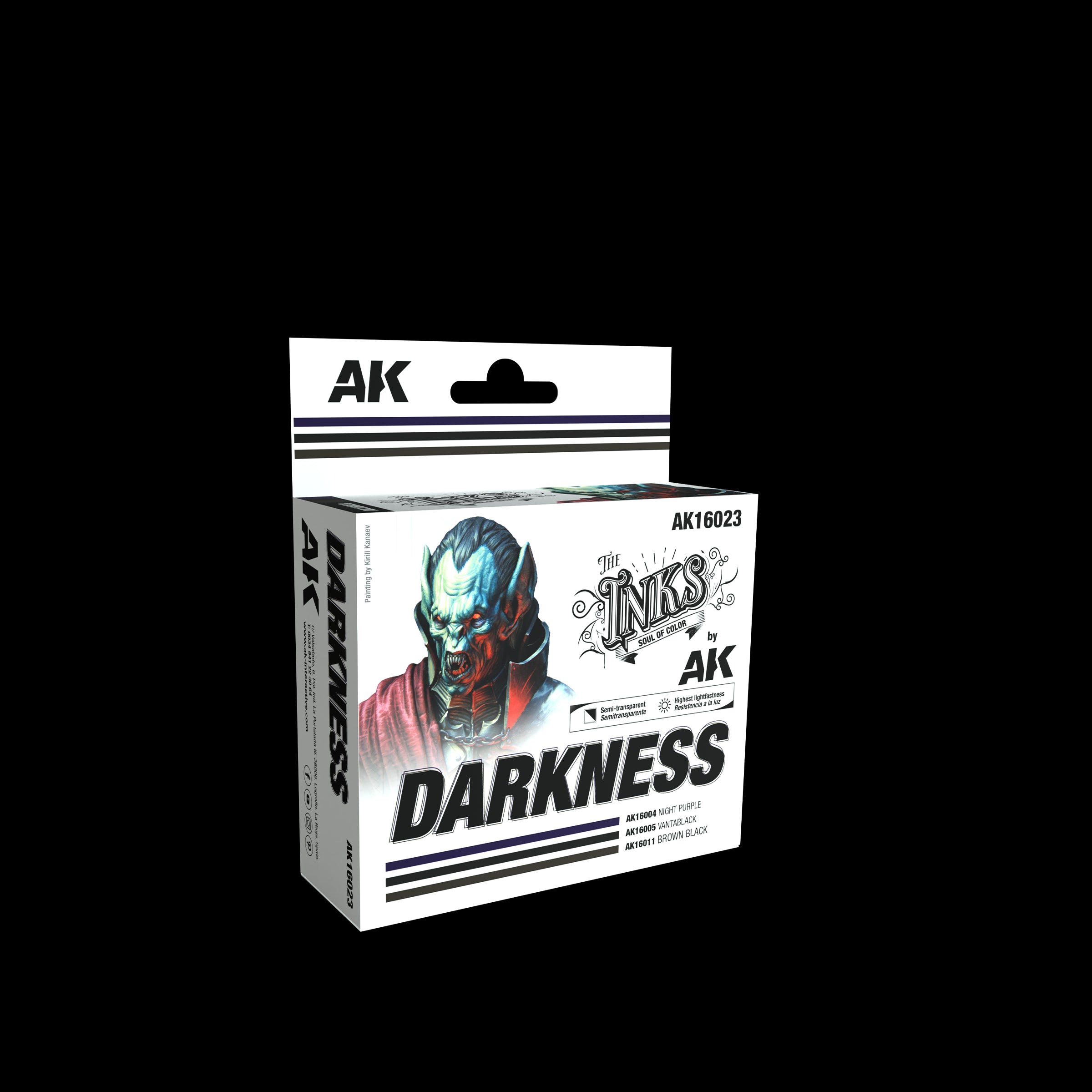 AK Interactive The INKS DARKNESS Set | 8435568339002