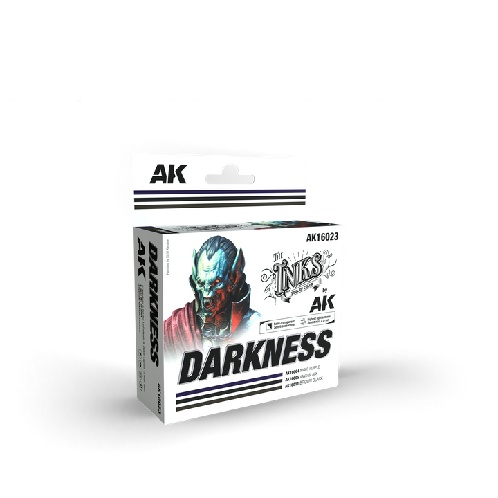 AK Interactive The INKS DARKNESS Set | 8435568339002