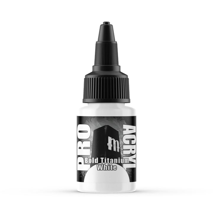 Monument Hobbies Pro Acryl Standard Bold Titanium White 22ml | 628504411018