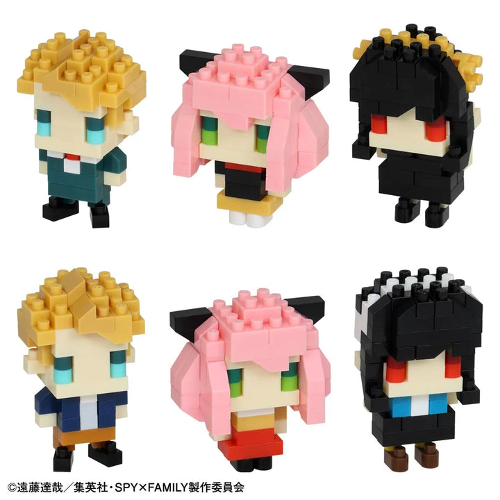 Nanoblock Mininano Series SPY×FAMILY Assortment 1 (Blind Box) "SPY×FAMILY" (Box/6) | 4972825223109
