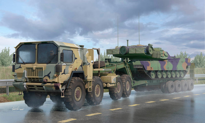 ILOVEKIT 1/35 M1014 w/M747 Semi Trailer