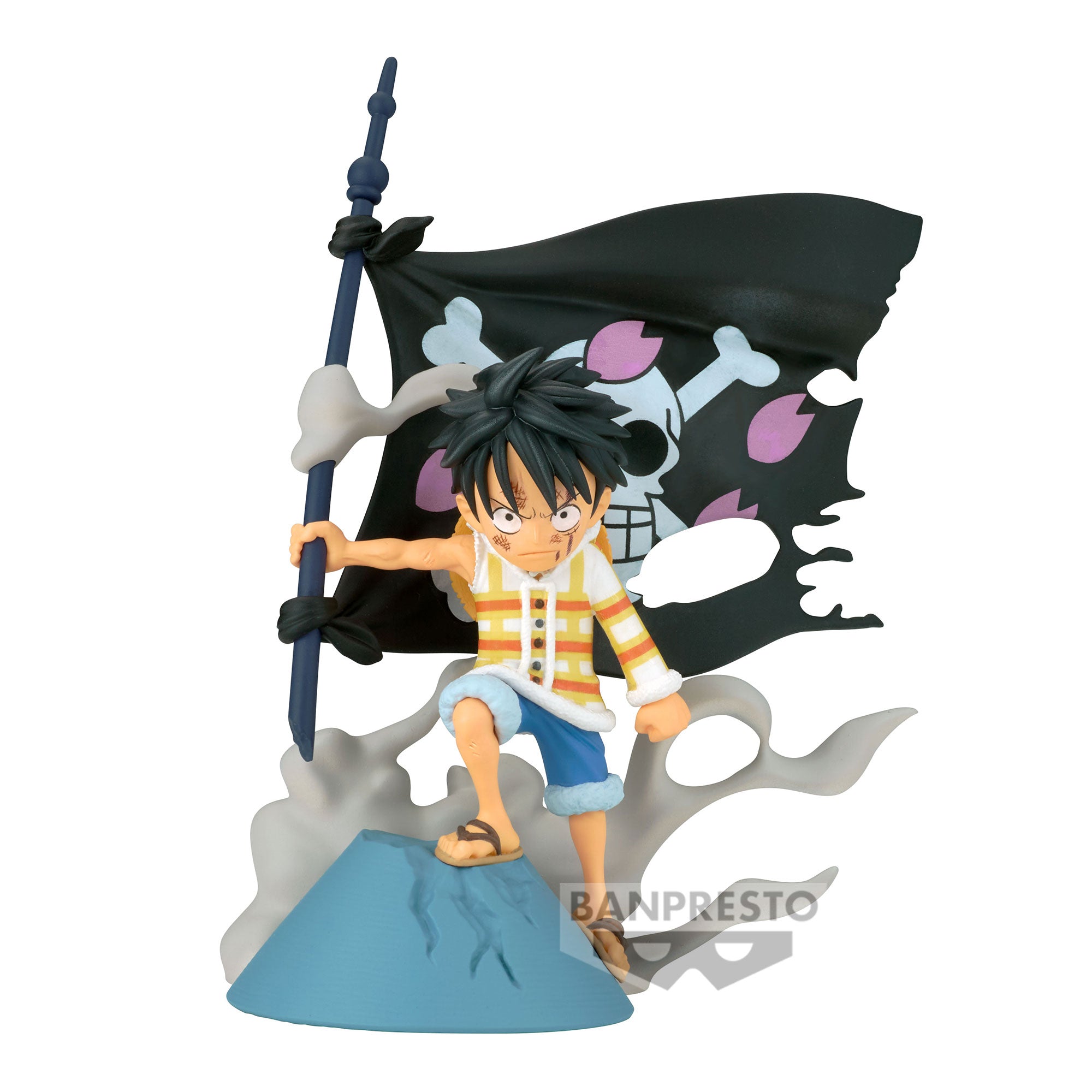 Bandai World Collectable Figure Log Stories - Monkey D. Luffy "One Piece"