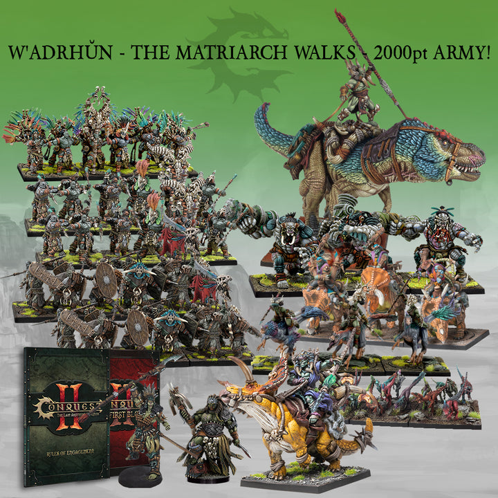 Conquest, W’adrhun The Matriach Walks 2000pt Army (PBW1048) | 5213009017237