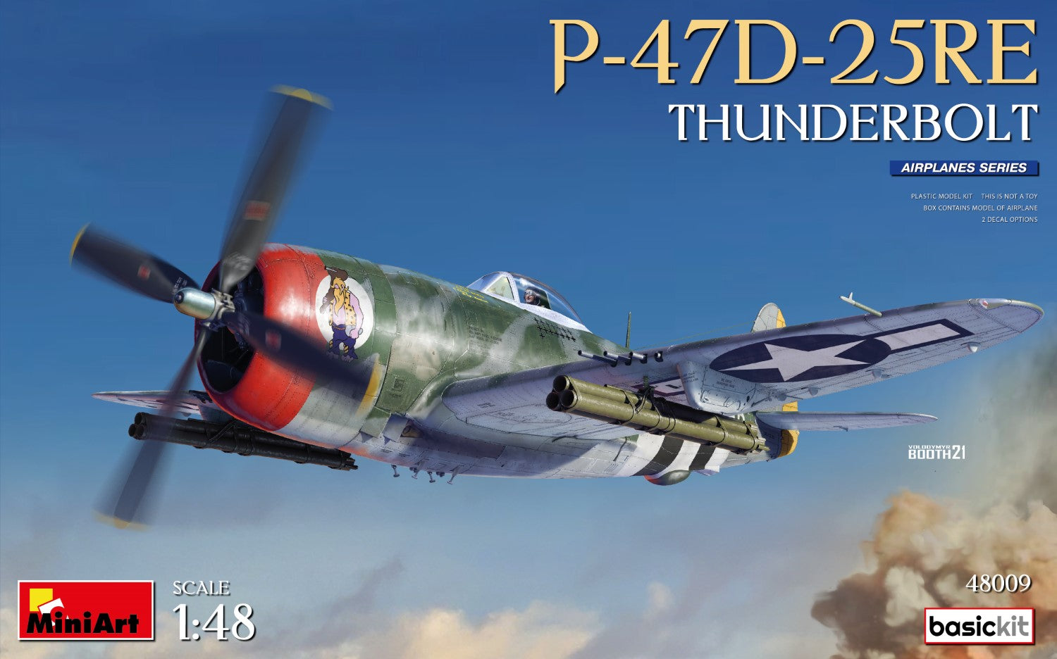 MiniArt 1/48 P-47D-25RE Thunderbolt (Basic Kit) | 5905090346869