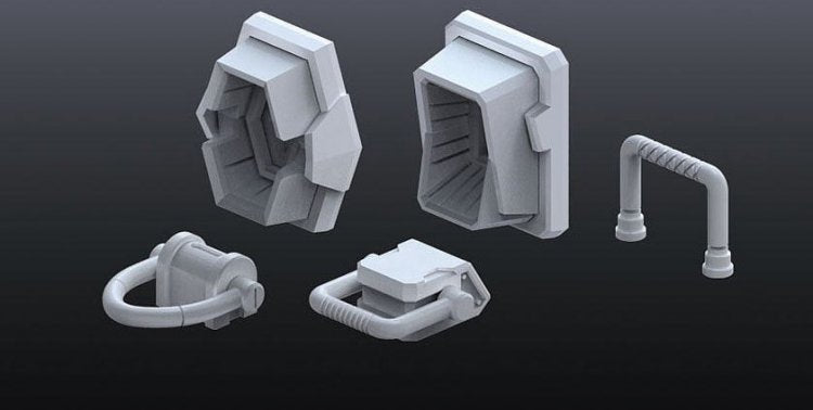 BANDAI Hobby Builders Parts - HD Non-Scale MS Detail 01