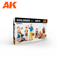 AK Interactive 1/35 Children Set 1: Boys | 8435568328860