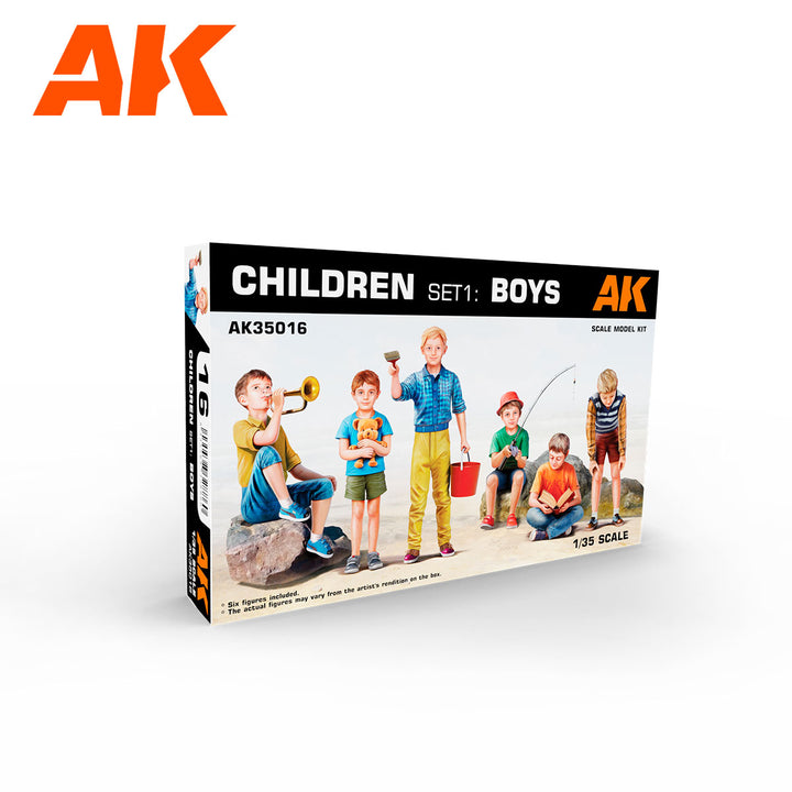 AK Interactive 1/35 Children Set 1: Boys | 8435568328860