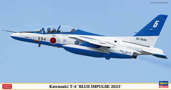 Hasegawa 1/48  Kawasaki T-4 "BLUE IMPULSE 2023"