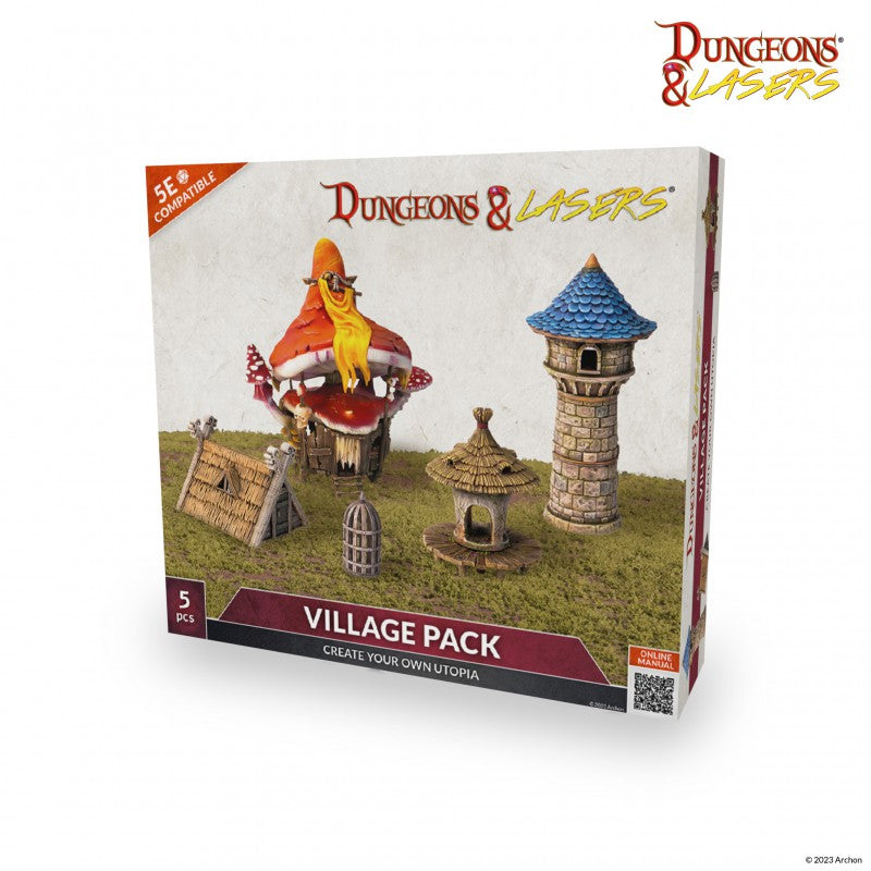 Archon Studio Dungeons and Lasers: Village Pack (D&L: Expansion Sets) | 5901414674694