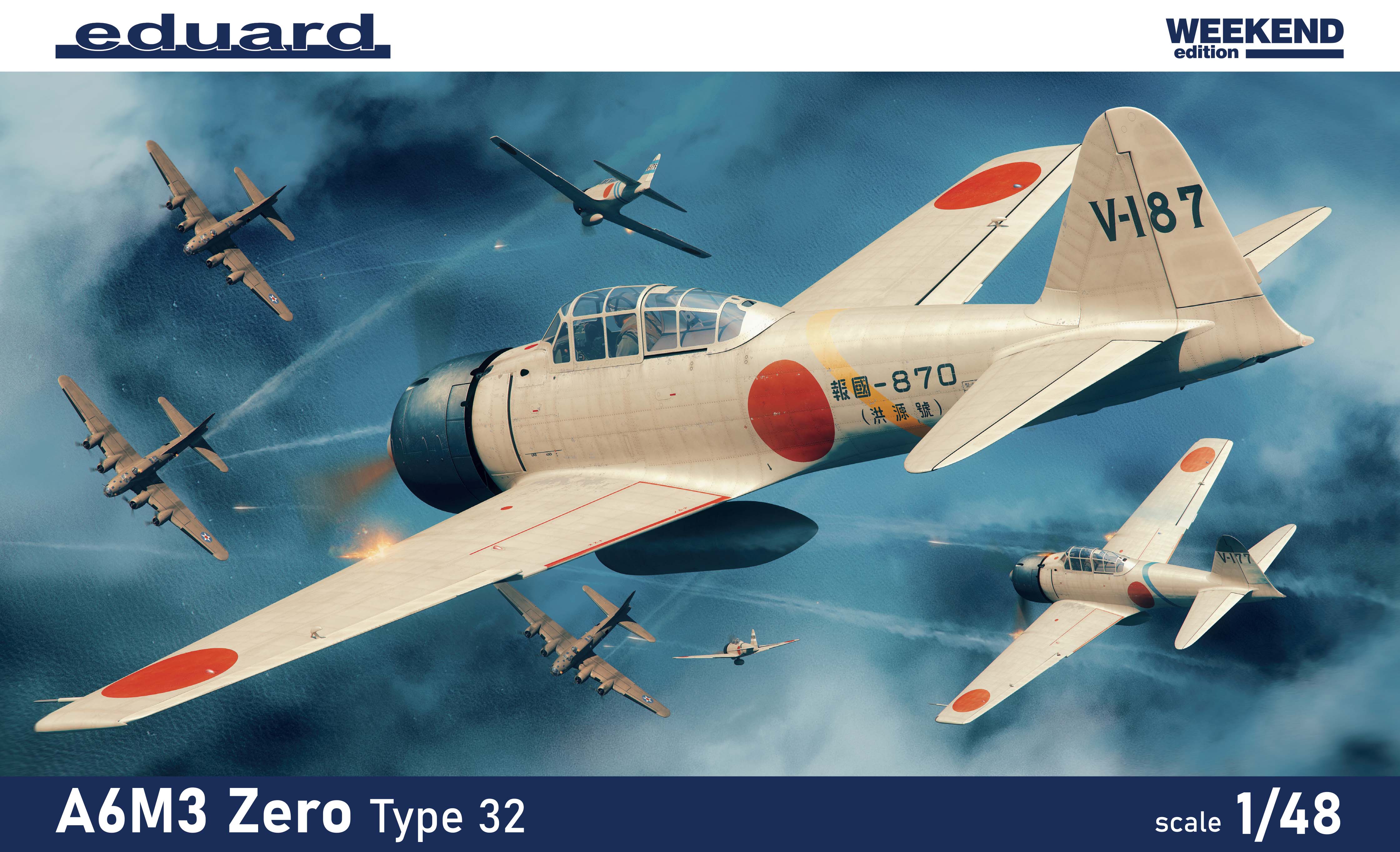 Eduard 1/48 A6M3 Zero Type 32 [Weekend edition]