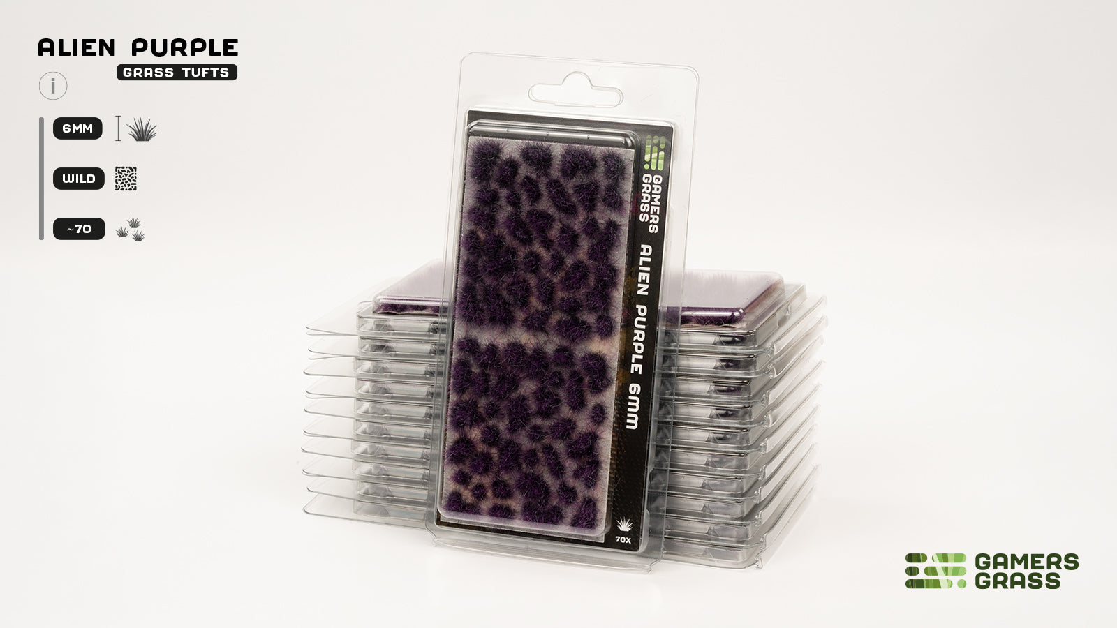 Gamers Grass Alien Purple 6mm Tuft - Wild | 738956790453