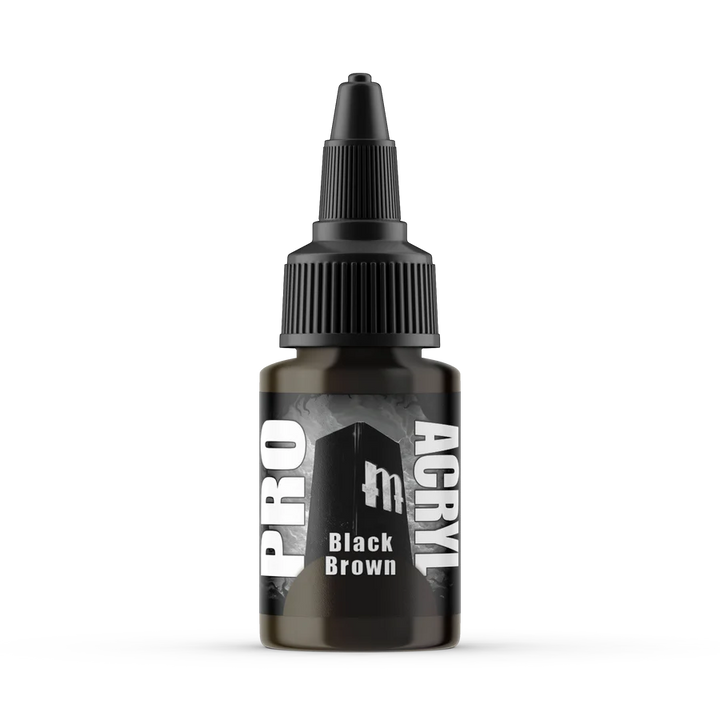 Monument Hobbies Pro Acryl Standard Black Brown 22ml | 628504411407