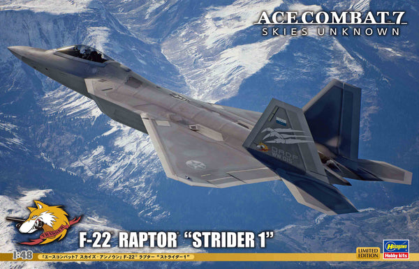 Hasegawa 1/48 [ACE COMBAT 7 SKIES UNKNOWN] F-22 RAPTOR STRIDER 1
