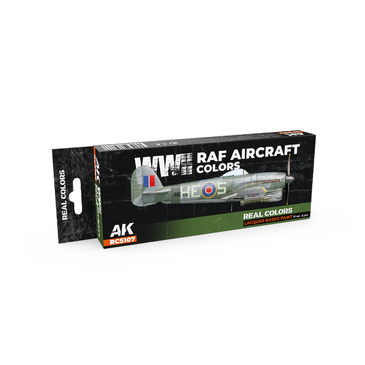 AK Interactive Real Colors WWII RAF Aircraft Colors Set (Set of 8) | 8435568339866