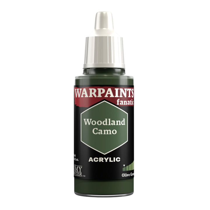 Army Painter Warpaints Fanatic Acrylic, Woodland Camo | 5713799306707