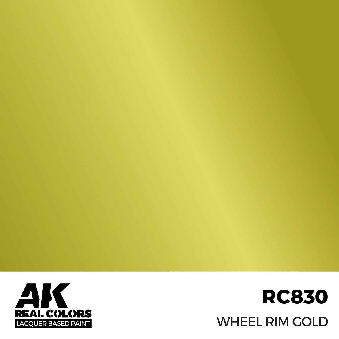 AK Interactive Real Colors Wheel Rim Gold 17 ml.(8435568335837)|P-Rex Hobby