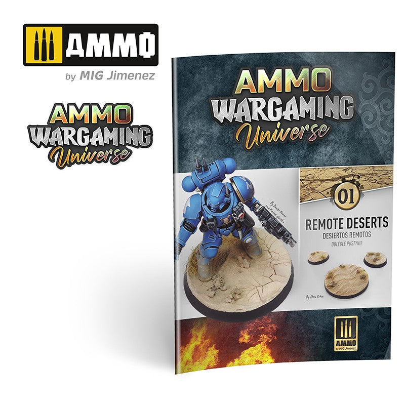 Ammo Mig AMMO WARGAMING UNIVERSE Book 01 – Remote Deserts (English, Castellano, Polski)