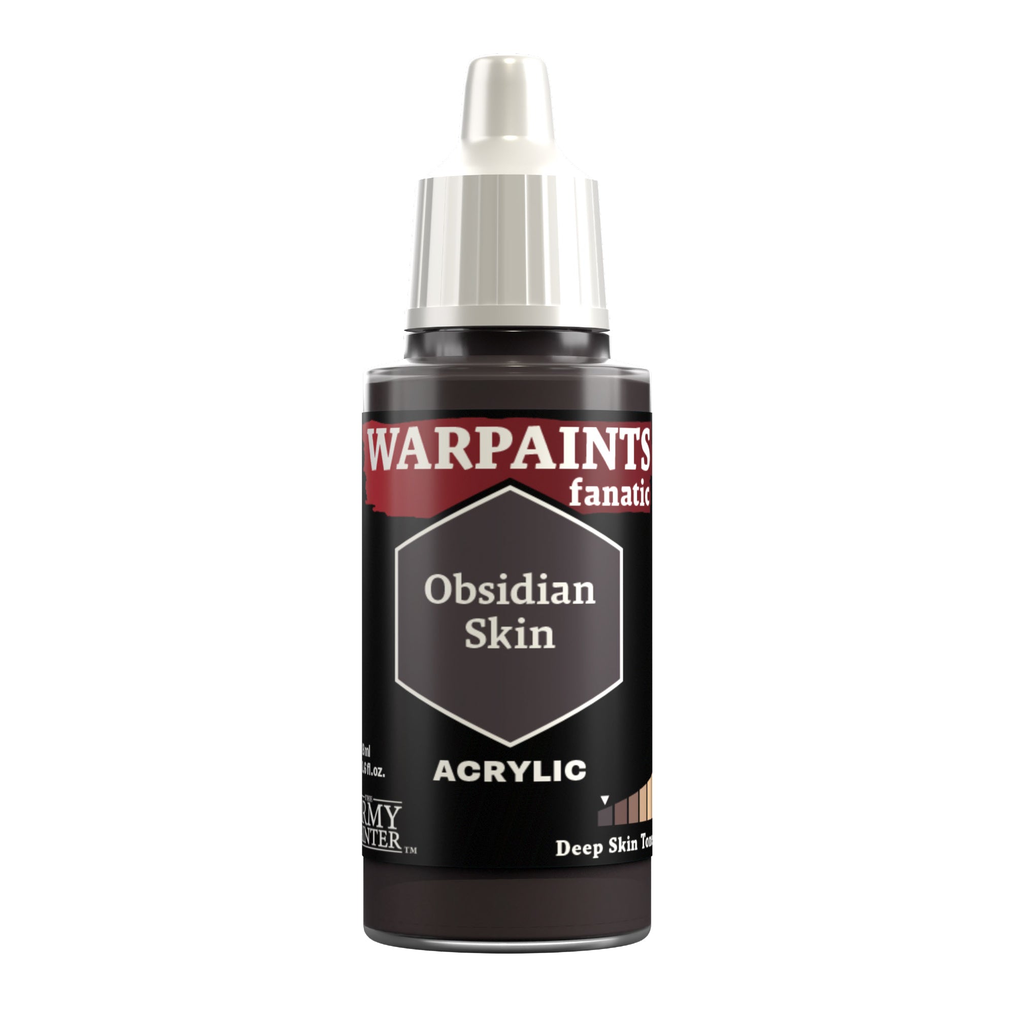 Army Painter Warpaints Fanatic Acrylic, Obsidian Skin