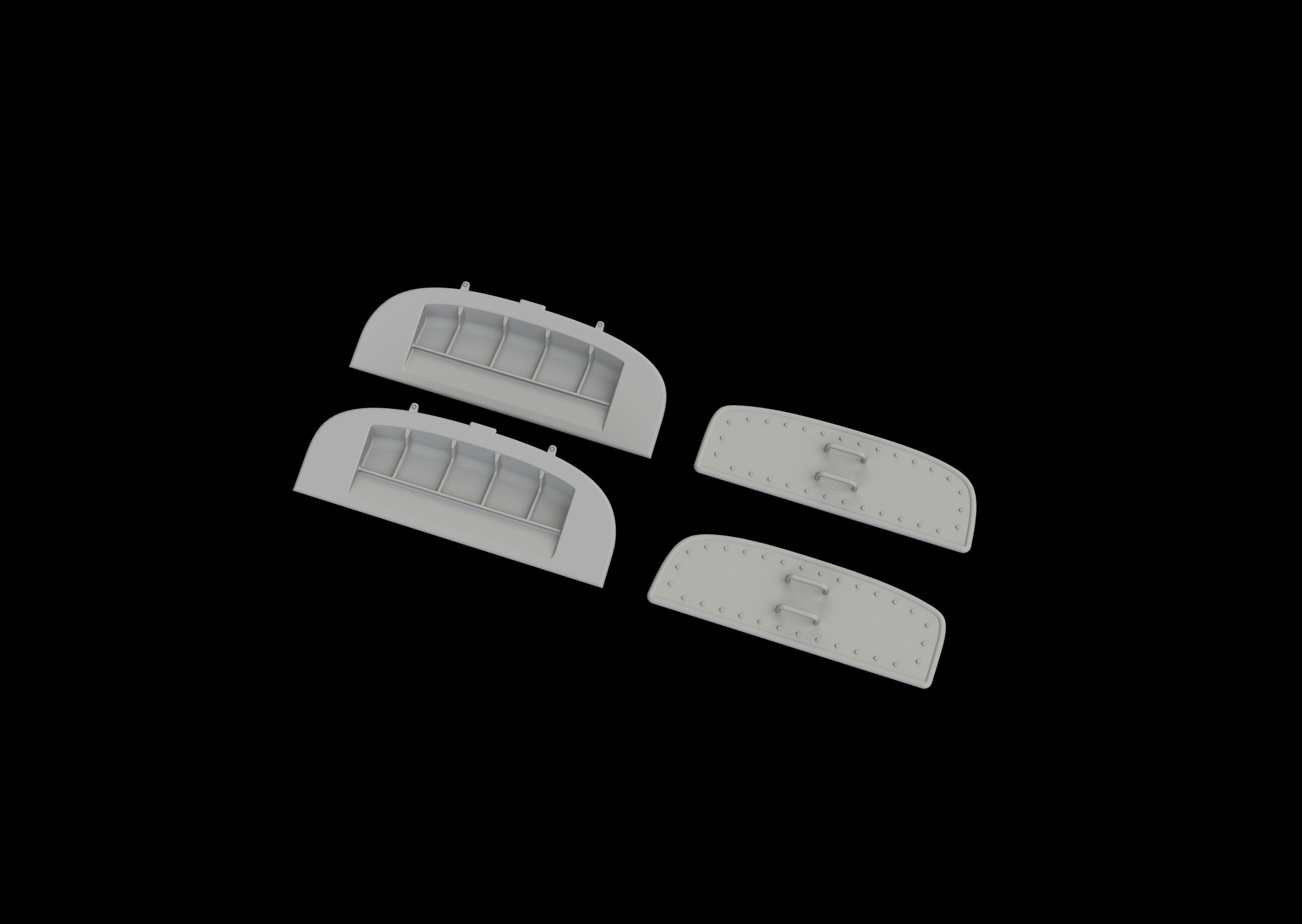 Eduard 1/48 F-4E FOD covers PRINT [R48], for MENG | 8591437582242