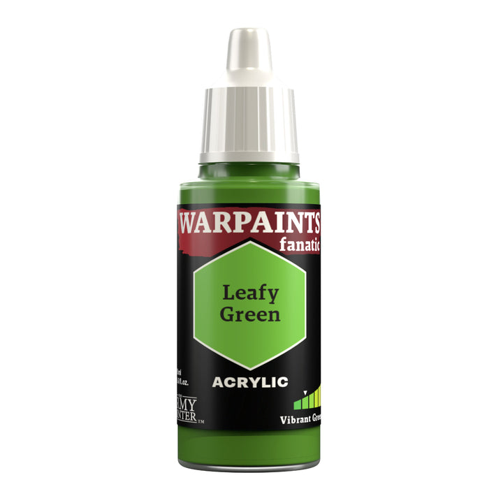 Army Painter Warpaints Fanatic Acrylic, Leafy Green | 5713799305601