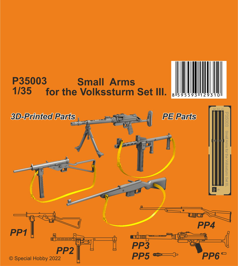 CMK 1/35 Small Arms for the Volkssturm Set III.