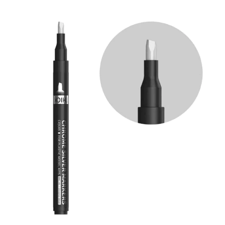 Dspiae Chrome Silver Markers Thick | 6970845569731