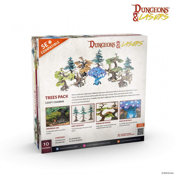 Archon Studio Dungeons and Lasers: Trees Pack (D&L: Expansion Sets)