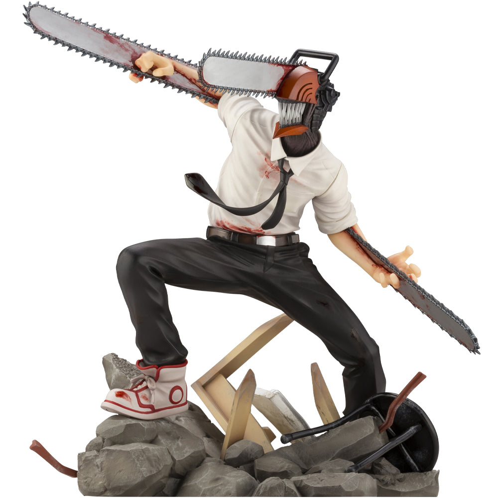 Kotobukiya 1/8 Chainsaw Man Series ARTFX J Chainsaw Man, Pre-Painted PVC Statue