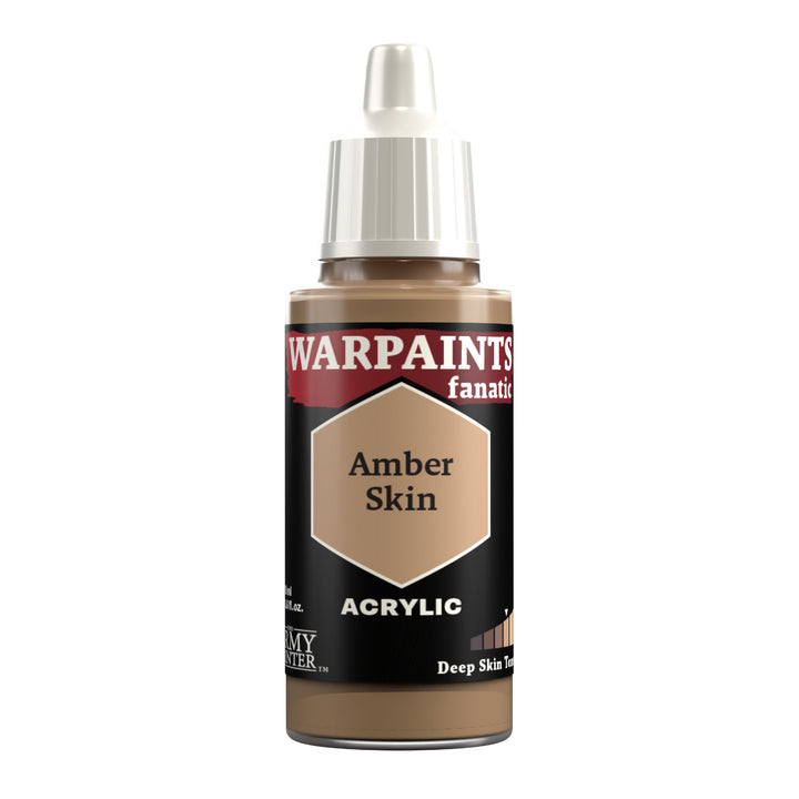 Army Painter Warpaints Fanatic Acrylic, Amber Skin | 5713799316003