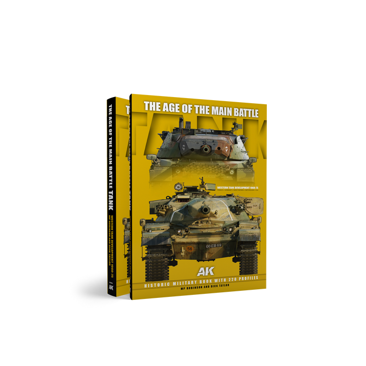 AK Interactive The Age of the Main Battle Tank (Historic Military Book with 220 Profiles) | 8435568340398