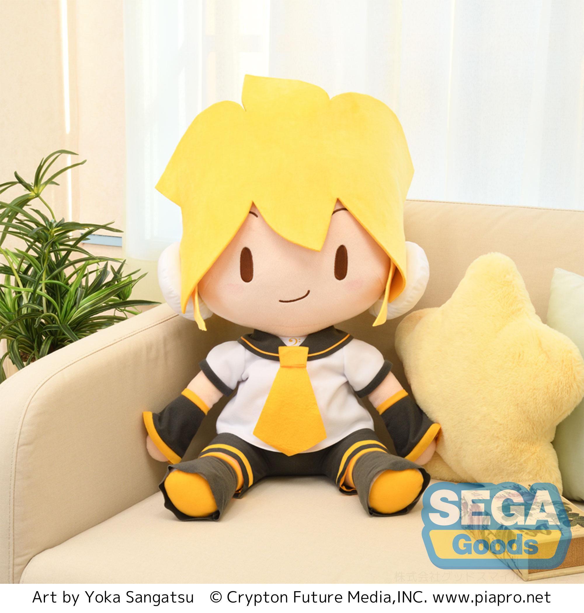 Good Smile Company Character Vocal Series 02: Kagamine Rin/Len Series Hatsune Miku Ren Kagamine Fuwapuchi Dodeka Jumbo Plush