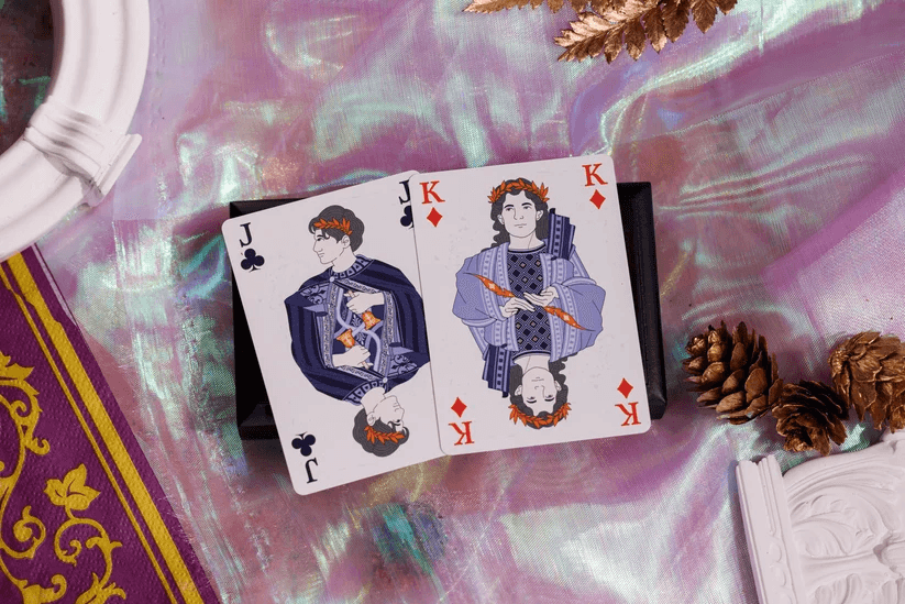 The Statue of Zeus at Ephesus Playing Cards - Half Brick Set