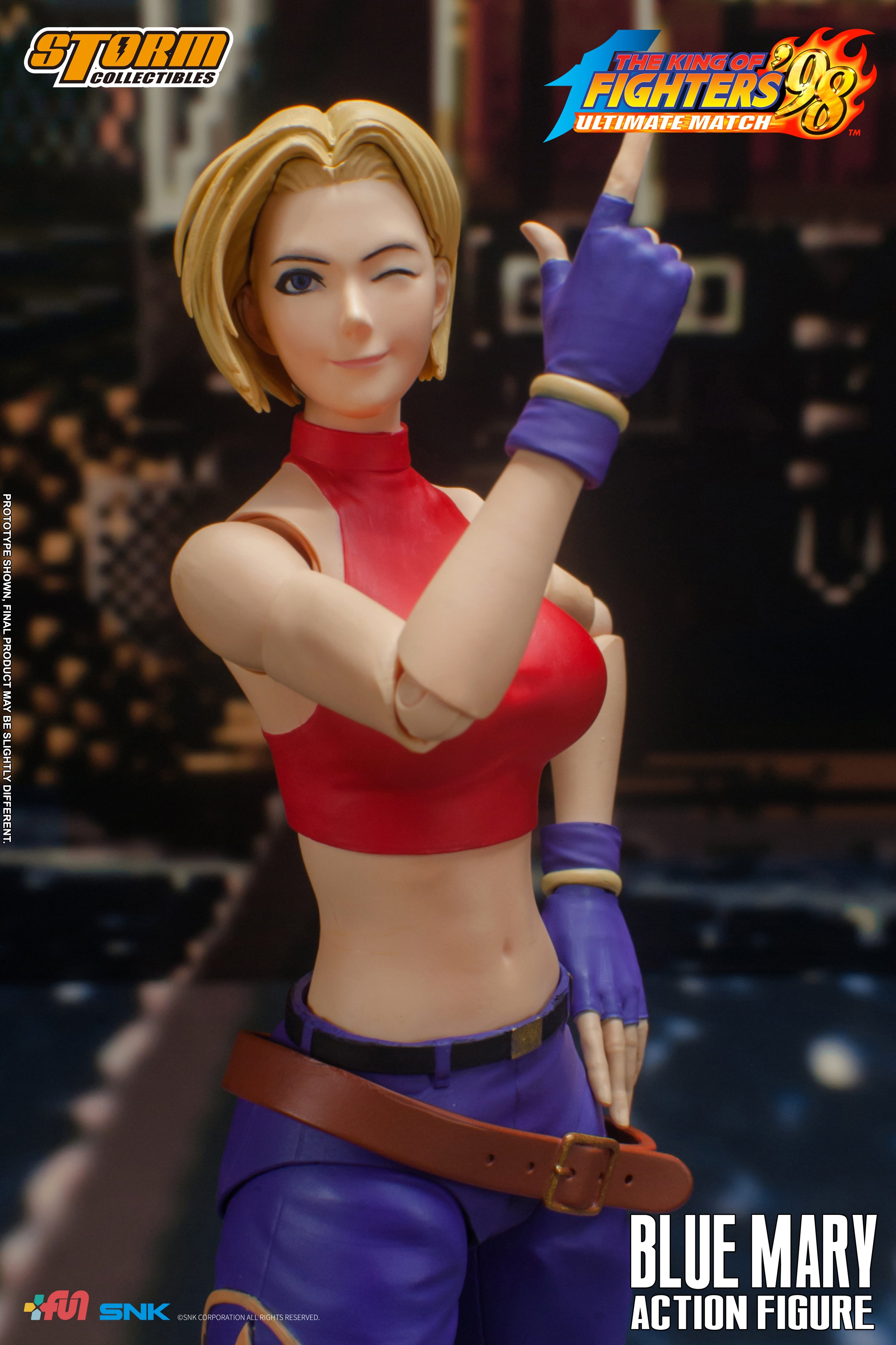 Storm Collectibles 1/12 Action Figure Blue Mary "King of Fighters '98" | 4897072872187