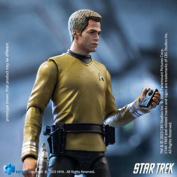 HIYA Toys Exquisite Mini Series 1/18 Scale STAR TREK 2009 Kirk Action Figure(6957534202568)(6957534202568)