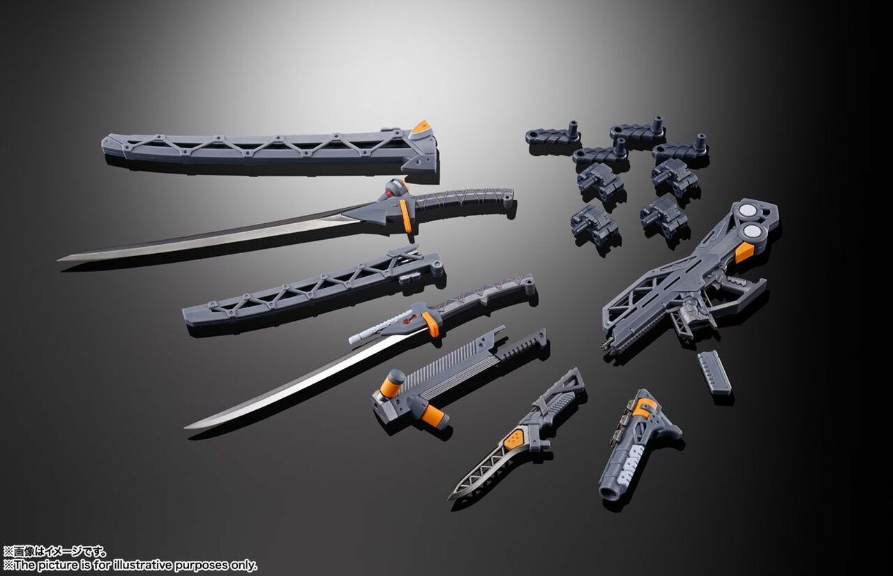 BANDAI Spirits WEAPON SET FOR EVANGELION Neon Genesis Evagelion, Bandai Spirits METALBUILD - P-REX Hobby
