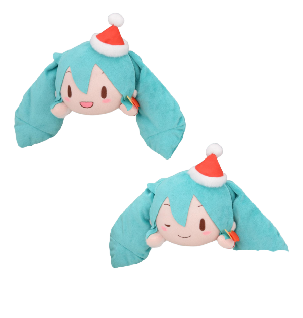 SEGA Fuwapetit NESOBERI (Lay-Down) "Hatsune Miku" Series M Plush "Hatsune Miku" Christmas 2023 | 4580779536666