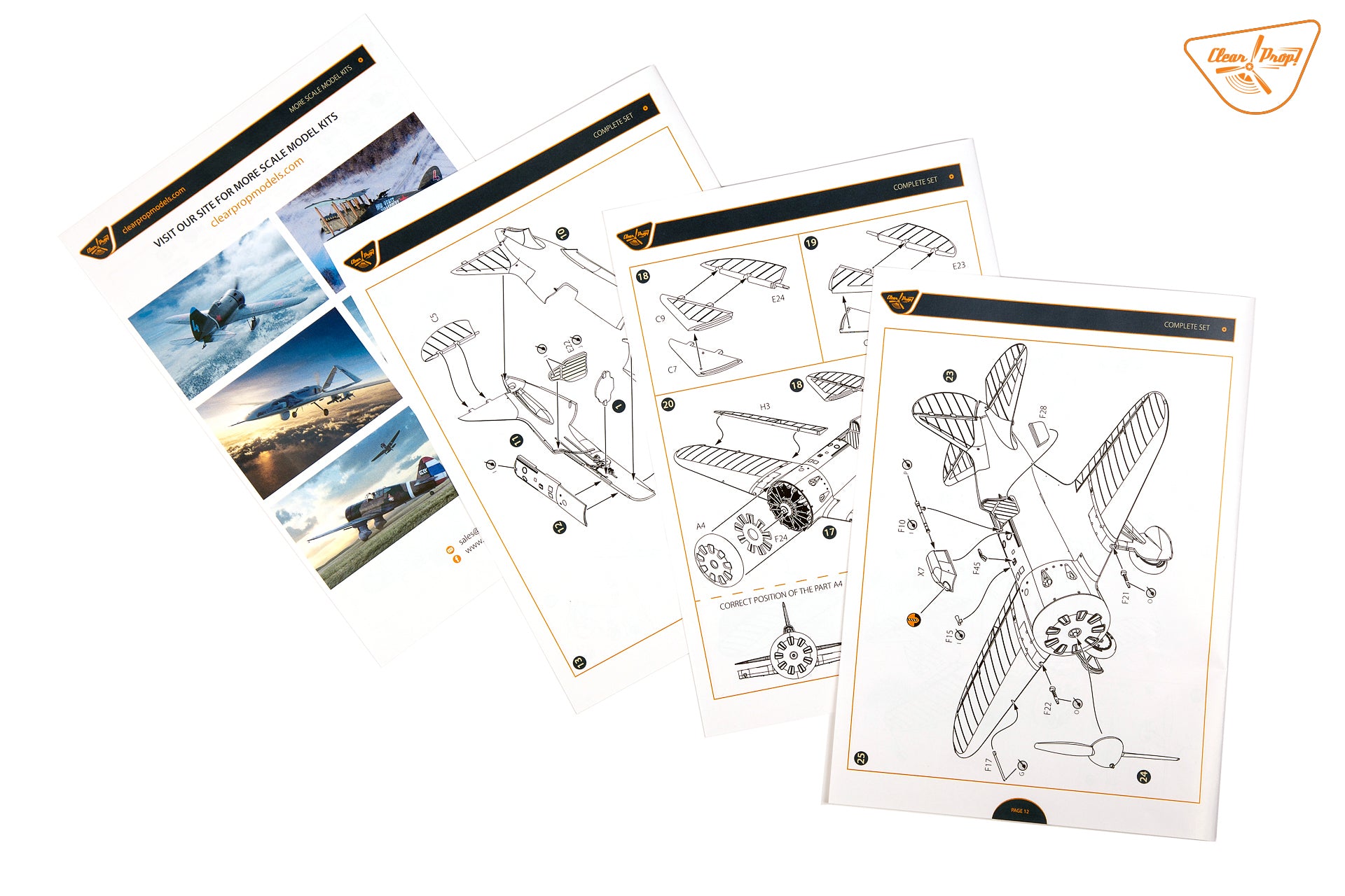 Clear Prop 1/48 I-16 type 5 (in the sky of China) [Starter Kit] | 6400608763613