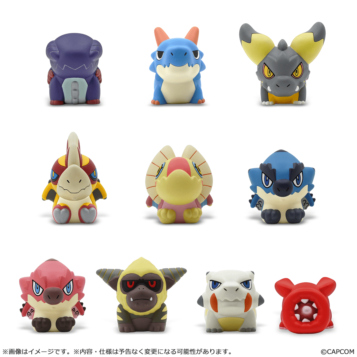 Capcom Figure Builder Finger Puppet Monster Hunter Vol. 2 | 4976219132268