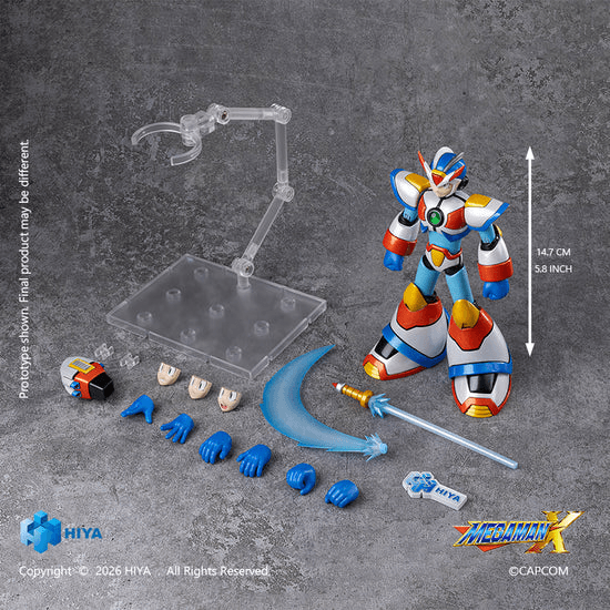 None Scale 5.8 Inch Mega Man X series X Max Armor Action Figure