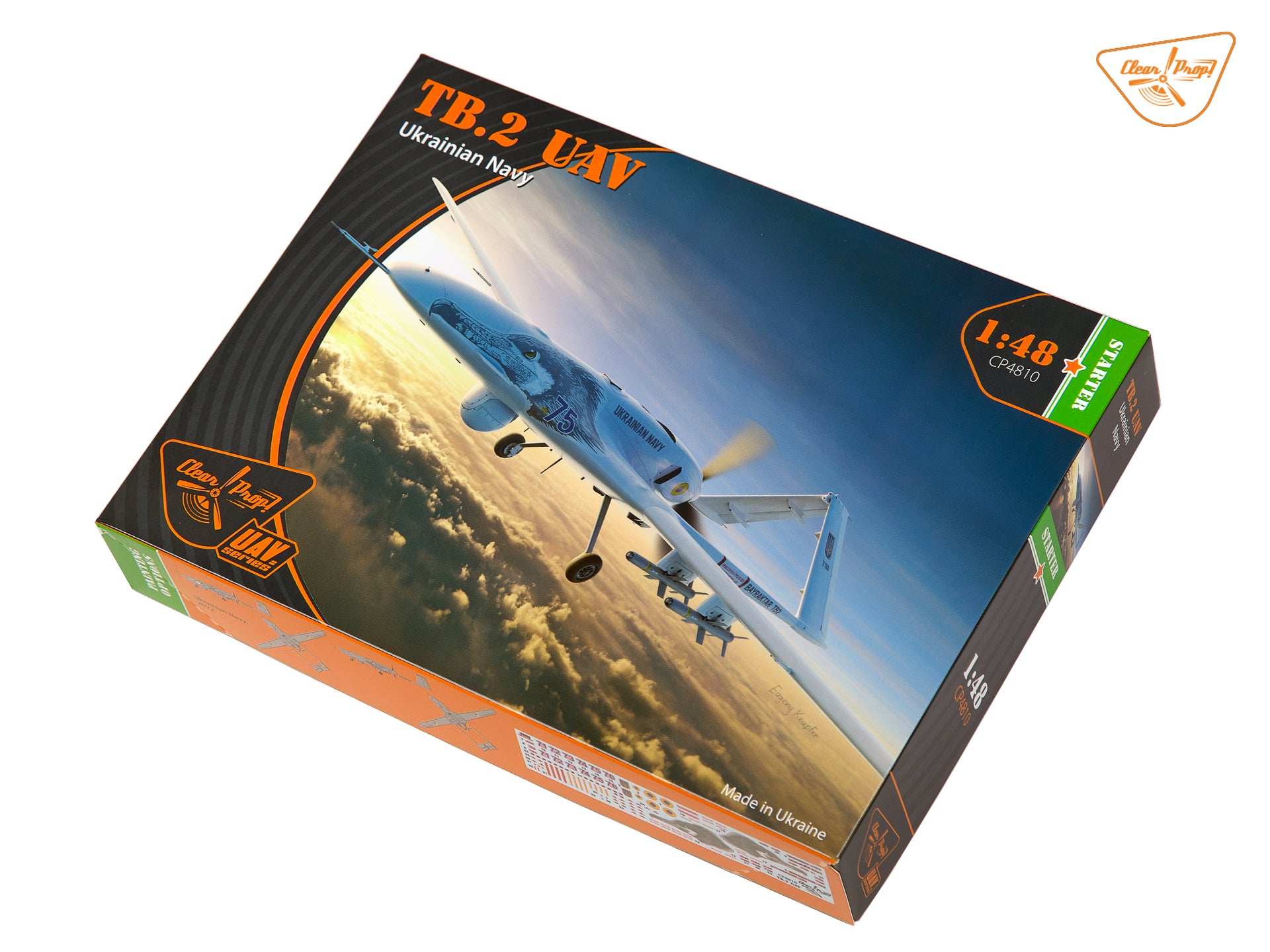 Clear Prop 1/48 TB.2 UAV UKRAINIAN NAVY [Starter Kit] | 6400608763514