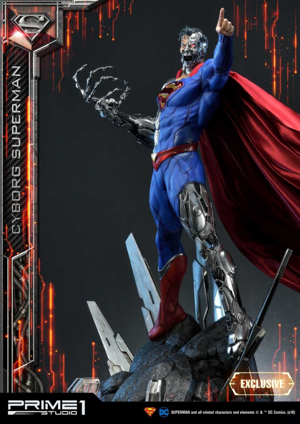 Prime 1 Studio Museum Masterline Superman (Comics) Cyborg Superman EX Version(4562471908019)(4562471908019)