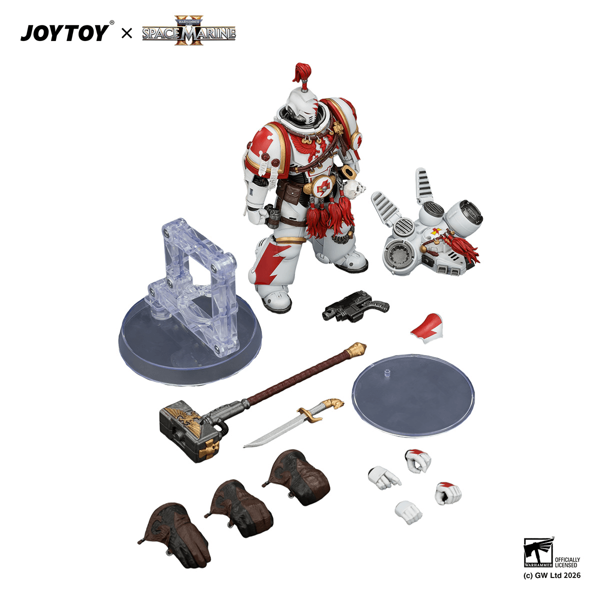 Game Edition White Scars Assault Intercessor Champion with Thunder Hammer and Bolt Pistol | 6927054404407