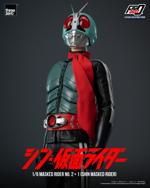 threezero SHIN MASKED RIDER - FigZero 1/6 Masked Rider No.2+1 (SHIN MASKED RIDER)(4895250812376)(4895250812376)